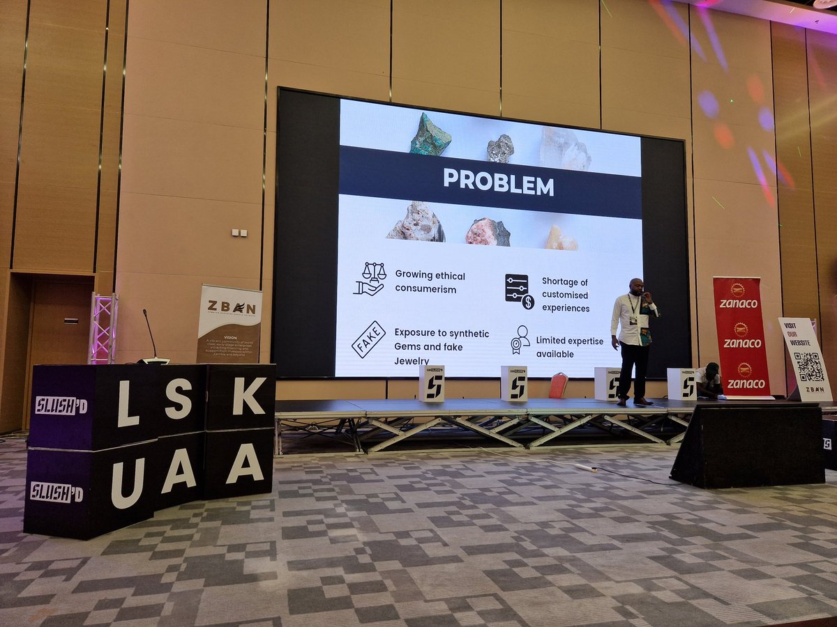 The second day of Lusaka Slush'D is ongoing! 🤩

Pitching sessions continue, giving startups a great opportunity to hear feedback on their businesses from possible investors. 🤌🏽

Also some <a href="/AGSZambia/">Accelerated Growth for SMEs in Zambia (AGS)</a> supported startups spotted!

<a href="/lusakaslushd/">Lusaka Slush’D</a> #LusakaSlushD
#tiyendepamodzi