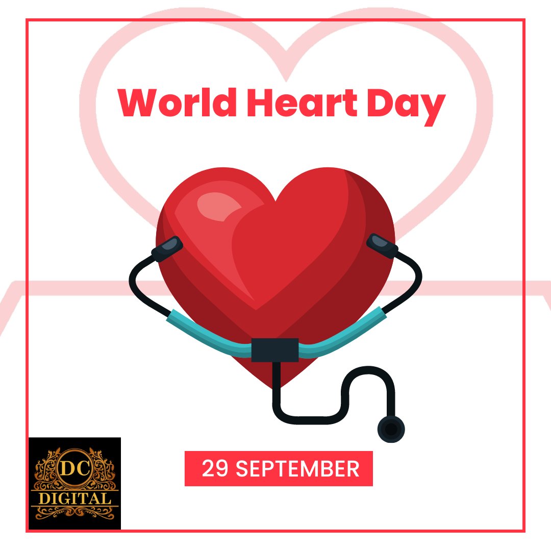 On World Heart Day, let's raise awareness about the importance of heart health and inspire everyone to take steps towards a stronger, healthier heart. Your heart matters, take care of it!

#WorldHeartDay #HealthyHeartJourney #WellnessMatters #health #awareness #dcdigital