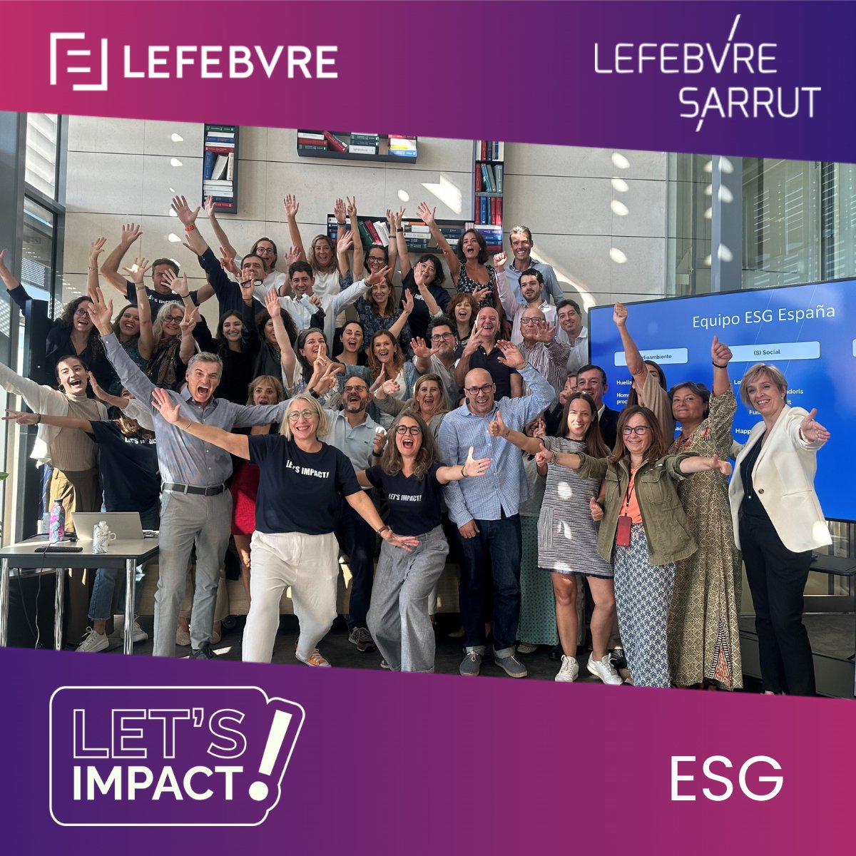 Lefebvre (@lefebvre_es) on Twitter photo 😍 Nos visitaron nuestras compañeras de <a href="/LefebvreSarrut/">Lefebvre Sarrut</a> Camille Sztejnhorn y Francesca Romana Pecci para contarnos, con el equipo ESG de España, la estrategia de la compañía en materia de medioambiente, social y gobernanza #ESG⚖️Con nuestro proyecto ESG, ¡Let´s impact! 👏👏 😍 Nos visitaron nuestras compañeras de <a href="/LefebvreSarrut/">Lefebvre Sarrut</a> Camille Sztejnhorn y Francesca Romana Pecci para contarnos, con el equipo ESG de España, la estrategia de la compañía en materia de medioambiente, social y gobernanza #ESG⚖️Con nuestro proyecto ESG, ¡Let´s impact! 👏👏