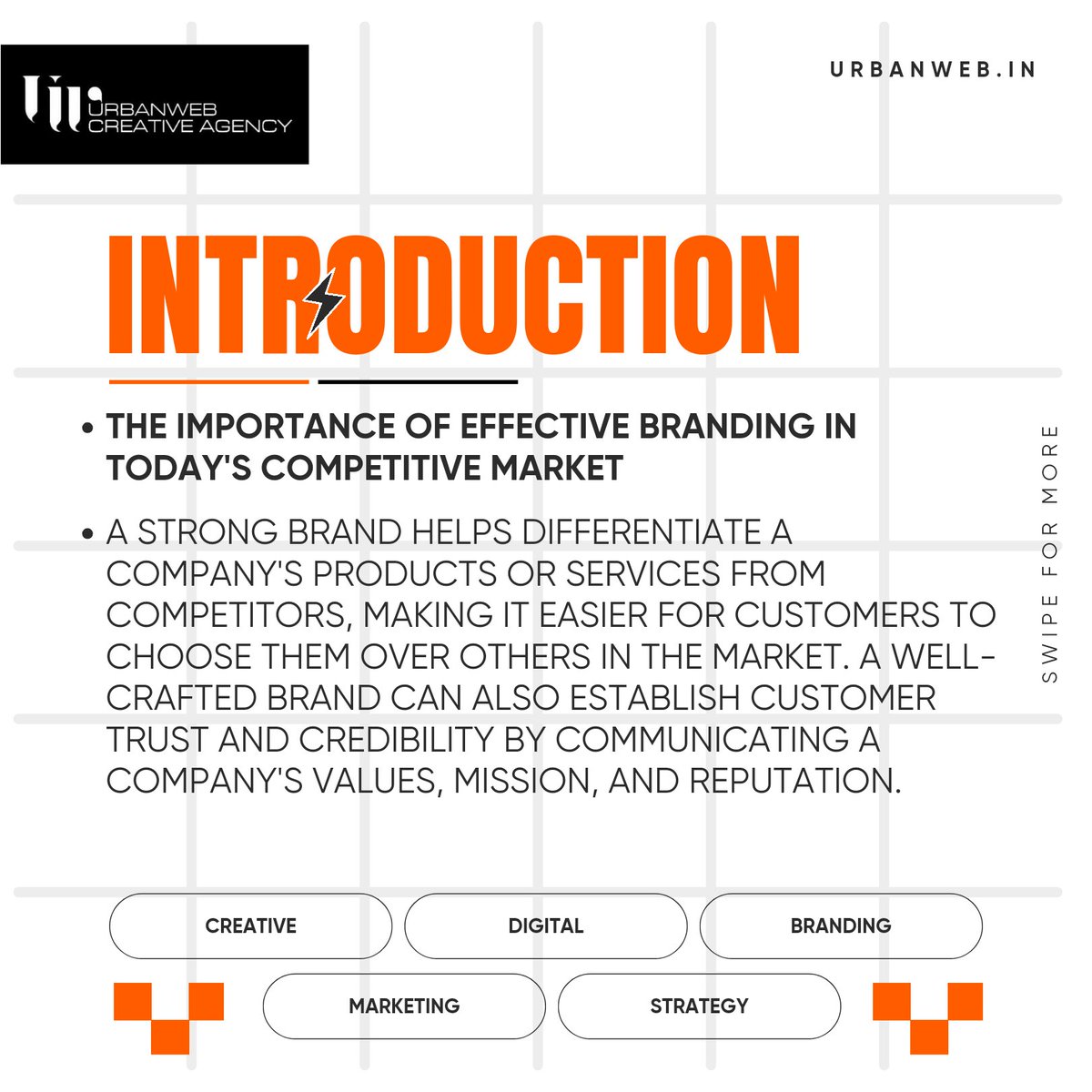 UrbanWeb_'s tweet photo. Tips For Successful Branding ⚡️
.
.
.
#digitalmarketingagency #digitalmarketinginindia
#branding
#webdesign
#socialmediamarketing
#contentcreation
#copywriting
#videoproduction
#advertising
#marketingtips
#inspiration
#creativity
#urbanweb #urbanwebcreativeagency https://t.co/dtMk01SXe8