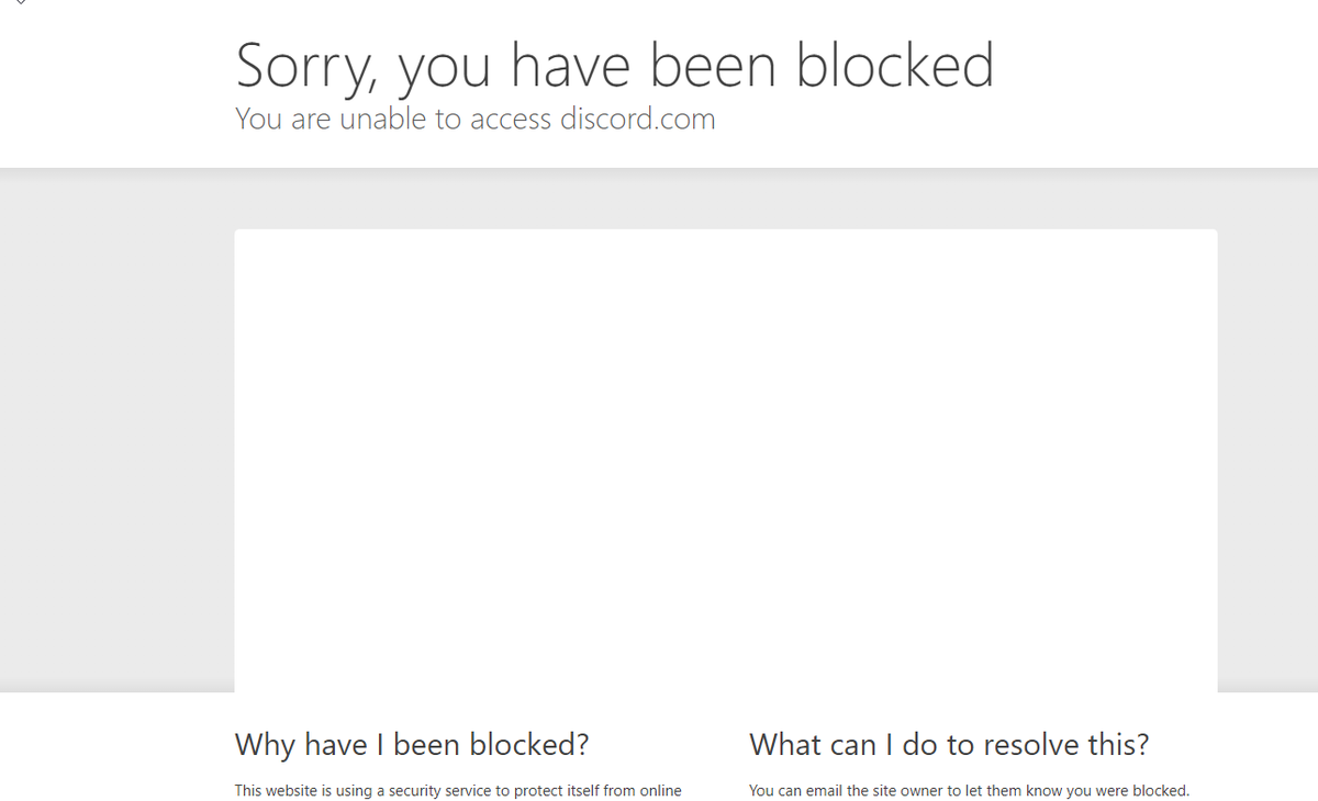 Drikanyx's tweet photo. @discord_support Getting a CloudFlare error when loading Discord on Desktop - help :( https://t.co/iNrOi7w1Oa