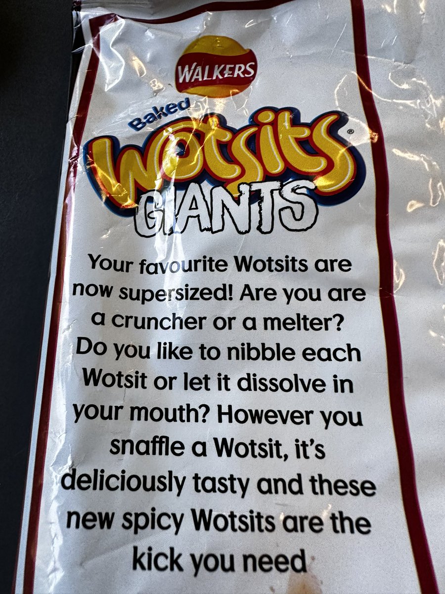 AFCBROCK's tweet photo. @walkers_crisps Were your team too busy eating these delicious crisps rather than copy checking?? https://t.co/J8FThEGek9