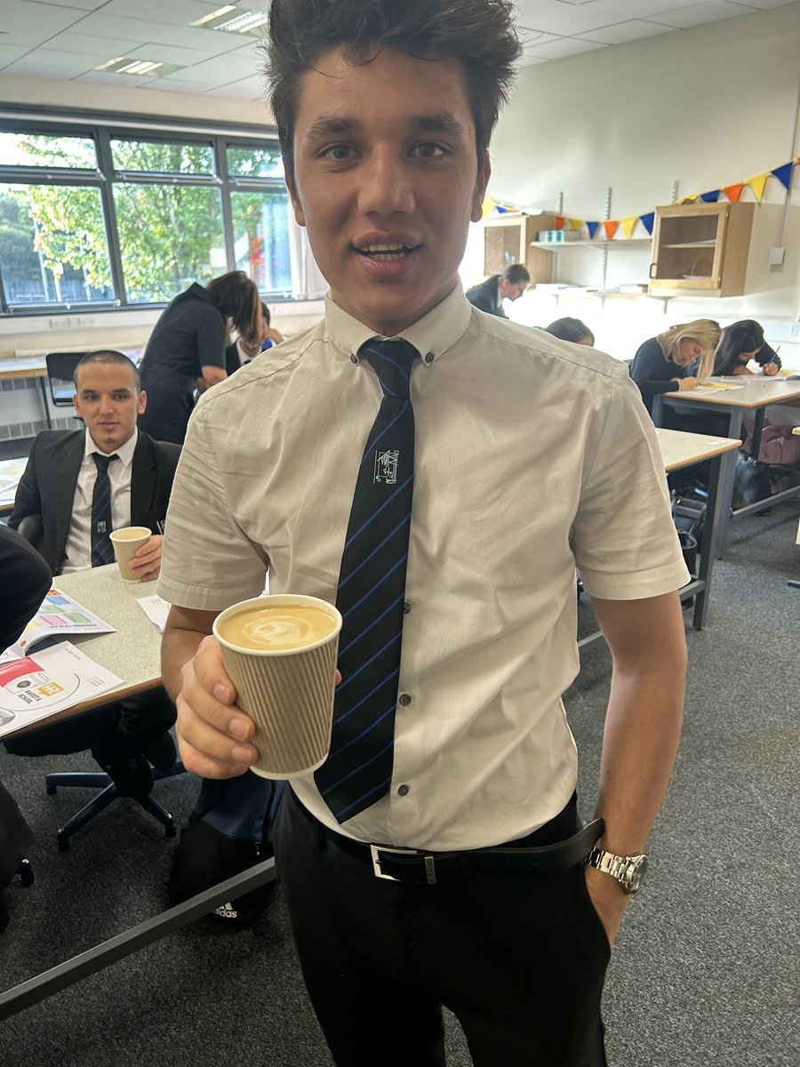 Latte morning at <a href="/WoodfarmHigh/">Woodfarm High School</a> ☕️ 

The students are really hitting their stride with the barista course and great to see them owning their cafe! 

<a href="/Hub_Internation/">Hi!</a> barista schools are growing with lots of exciting times ahead! 😊 

#barista #fridaycoffee