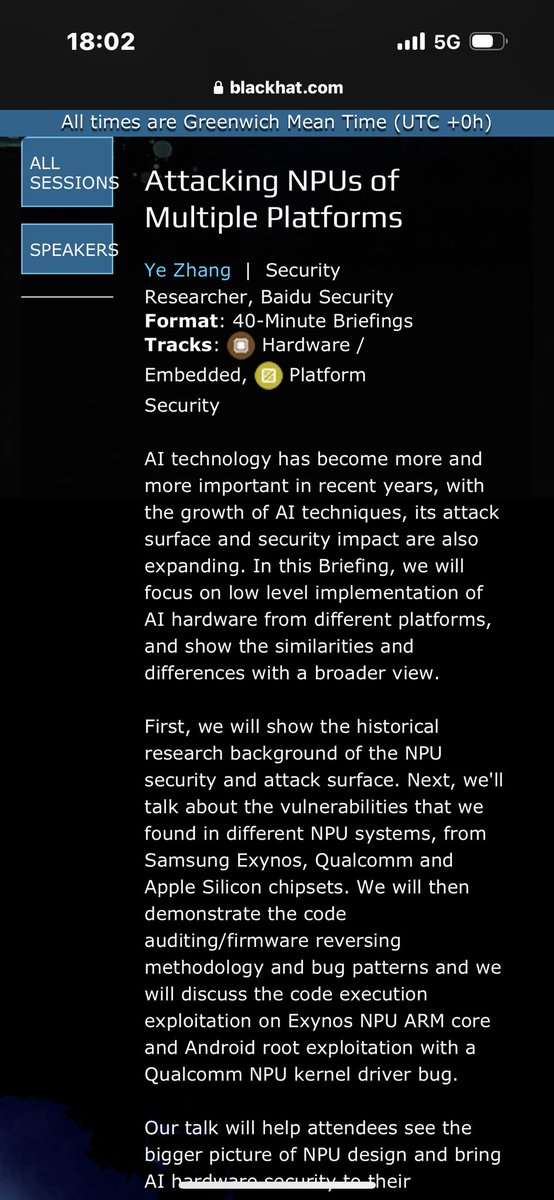Some NPU bugs are fixed~, we will talk about our research journey on BHEU, see you there! #BHEU <a href="/BlackHatEvents/">Black Hat</a>