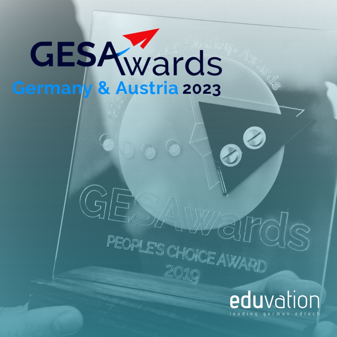 🚀 Why not apply for this year's GESAwards if you're an EdTech StartUp?
🗳️ The application deadline has been pushed back a few days, but don't wait too long to get started:
ow.ly/H5CS50PR2gQ
 
#LeadingGermanEdTech
#InnovateEducation
#EdTech