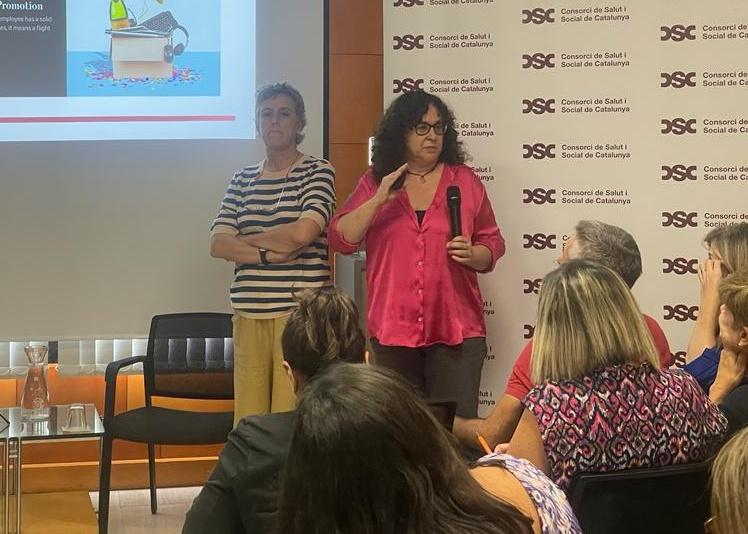 <a href="/HospitalSantPau/">Sant Pau - Campus Salut Barcelona</a> <a href="/Isabel_Arrieta/">Isabel Arrieta</a> <a href="/icscat/">ICS. Generalitat</a> La gerent d'@UCFormacio, <a href="/sedanomartinez/">Ana Sedano</a>, i la directora executiva de CAPSS, <a href="/prolmiguel/">Pilar Rol</a>, expliquen la iniciativa "En clau talent", en col•laboració amb <a href="/IdeQua/">IdeQua</a>.

Es tracta d'un servei a mida per ajudar els associats del #ConsorciCSC en la detecció de potencial 👉🏻🧑🏽‍⚕️.