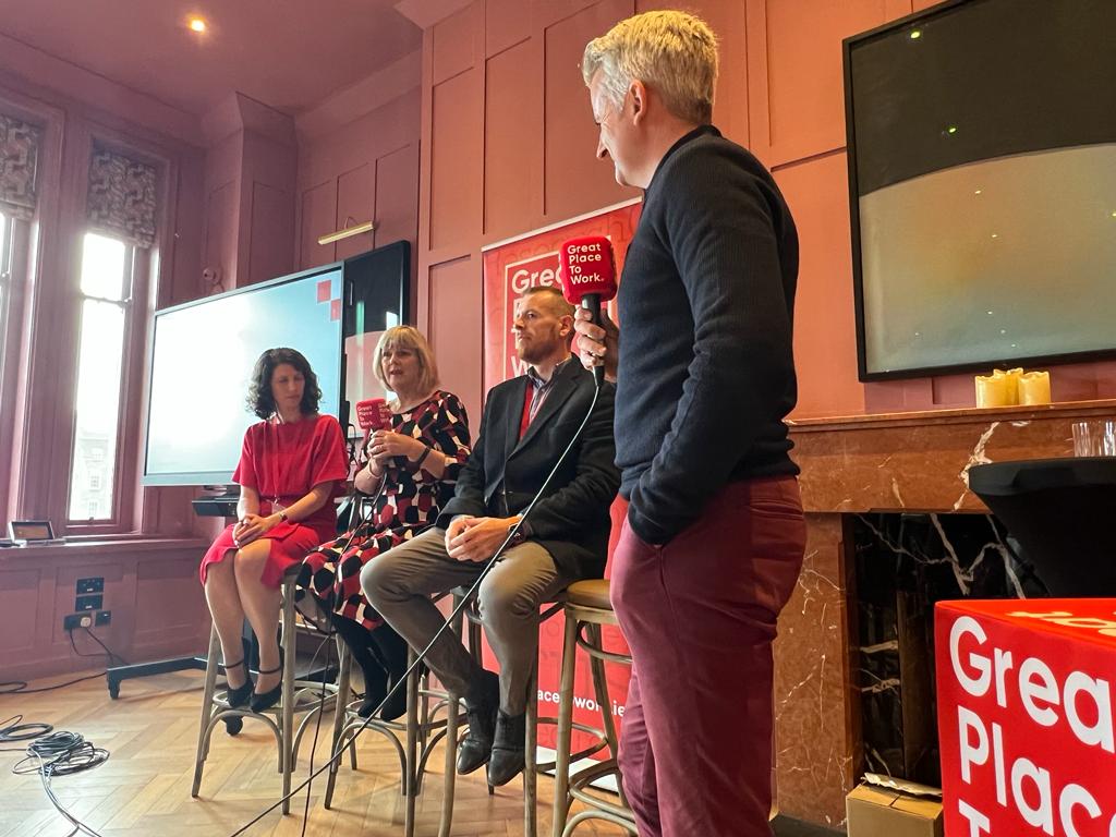 GPTW_Ireland's tweet image. We had such a fantastic morning during our client get-together at The Clarence yesterday! Thank you all for joining us and making this gathering even more special ✨! Stay tuned for more such events!  🎉
#ClientGetTogether #GPTW