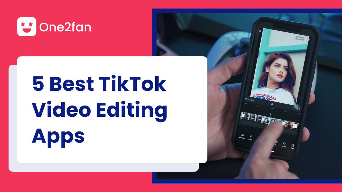 5 Best TikTok Video Editing Apps 🎬 Successful content creators know that video editing is the key to keeping viewers engaged. Want to make your TikTok videos go viral? 😎 Discover the top 5 TikTok video editing apps in our article: blog.one2fan.com/blog/tpost/j60… #TikTok…