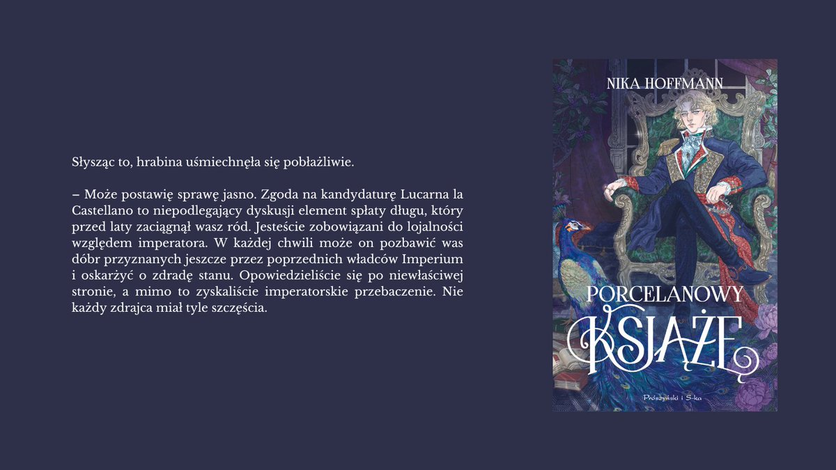 SzczytAbsurdu's tweet photo. #porcelanowyksiaze #wydajeksiazke2023 #TwitteroweKsiazkary #fantasy #proszynski https://t.co/pNSEycRDc5