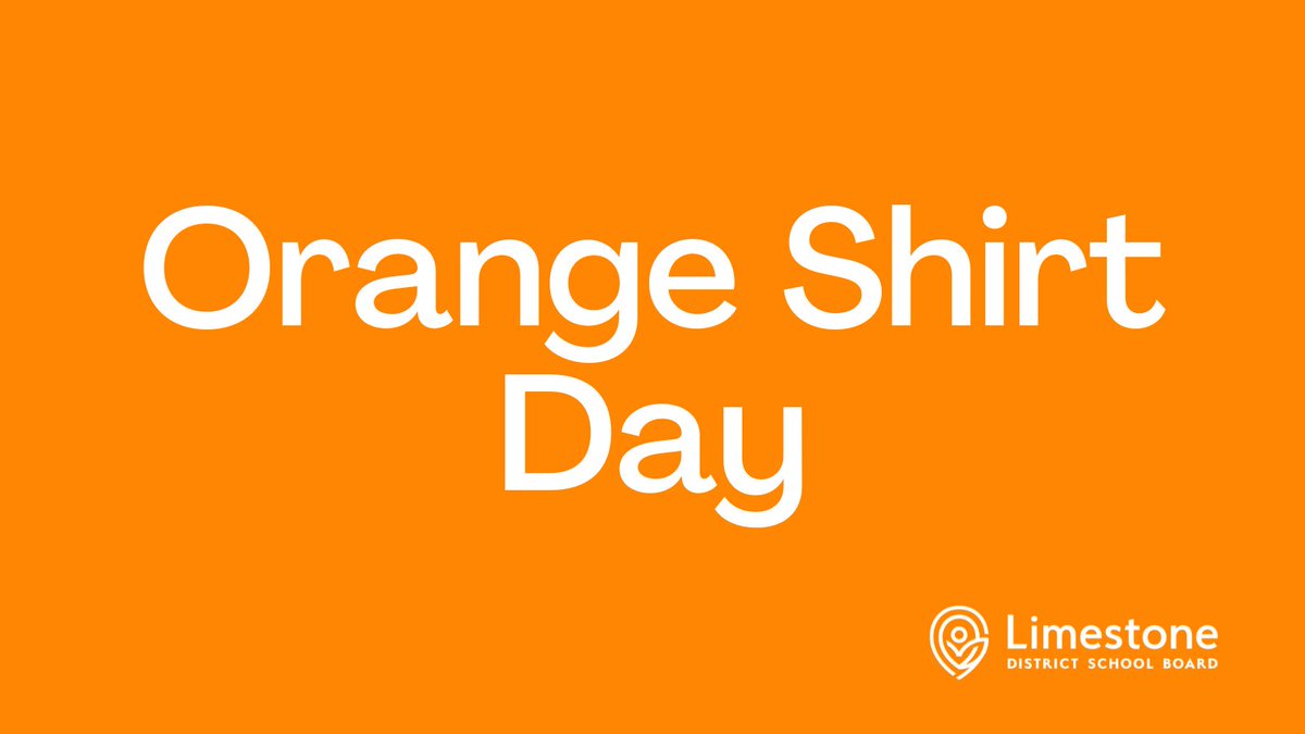 LimestoneDSB's tweet image. On #OrangeShirtDay, we wear orange shirts and commemorate and honour Survivors, families and communities who continue to be impacted by the residential school system. Phyllis Webstad&apos;s story inspires this movement. ow.ly/fZYk50PQBL3