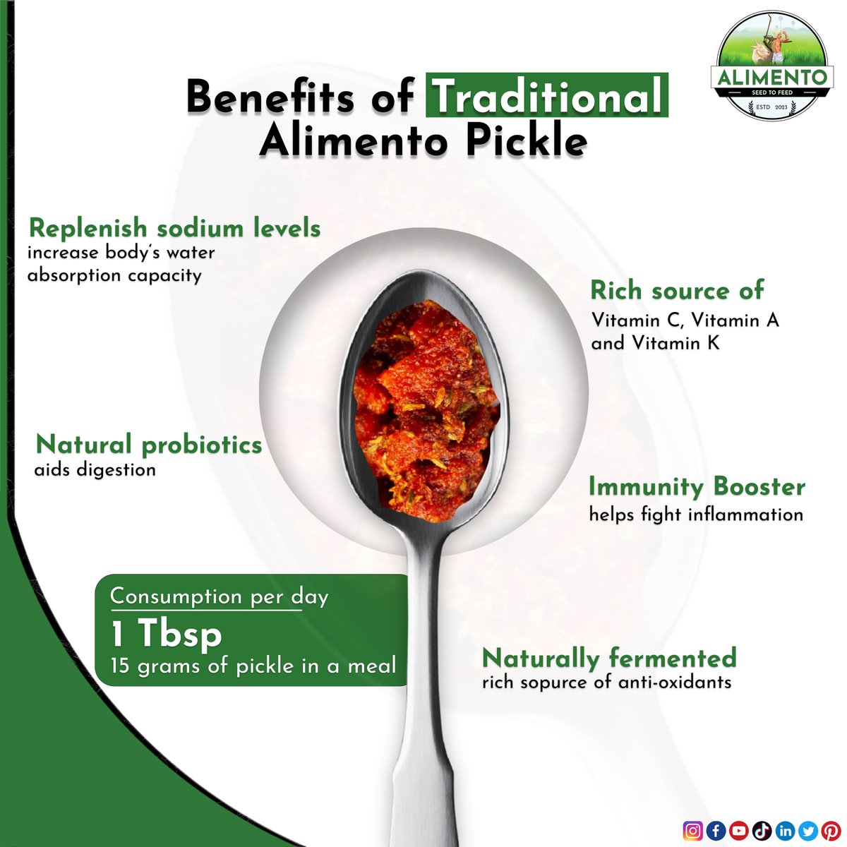 alimento_pk's tweet photo. "🌿 Let's cultivate an organic revolution in Pakistan, including organic pickle production! 🇵🇰 Did you know that our country has tremendous potential to embrace organic farming and sustainable agriculture, even when making delicious pickles? Join us in nurturing a greener, https://t.co/8mqybs1jbb