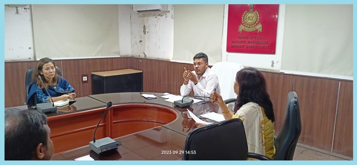 DMSouthWest1's tweet photo. A meeting was convened under the chairmanship of Sh. Lakshay Singhal, IAS, District Election Officer/DM (South West Delhi), with EROs and AEROs on 29.09.2023 regarding SSR-2024 and the Rationalization of Polling Stations.
@lsinghal17 
@CeodelhiOffice 
@SpokespersonECI 
@ECISVEEP https://t.co/72GtgEpwBU