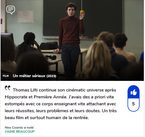 Si je vous dis #vincentlacoste et #thomaslilti vous me dites : #hippocrate ! Mais aussi récemment #unmetierserieux où cette fois, il délaisse la médecine pour l'anciennement ! pitch @Captain_Watch des deux films ! Enjoy !