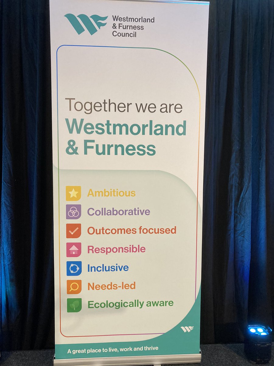 Delighted to be at the very vibrant planning day for all stakeholders with our ( soon to be) 6 month old <a href="/WandFCouncil/">Westmorland and Furness Council</a>