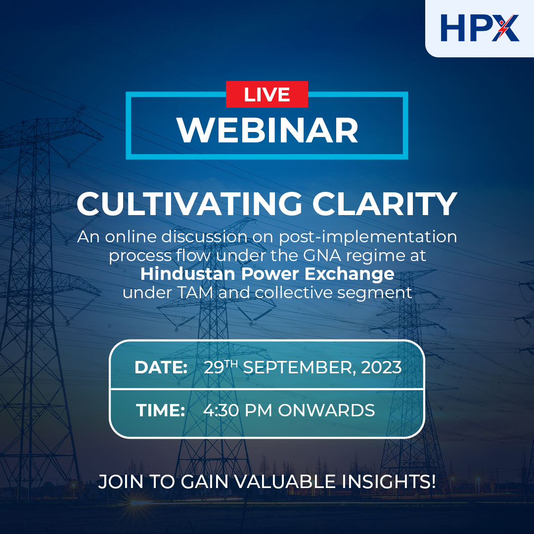 HPX_India's tweet photo. Join us at 4:30 PM for an insightful webinar and discover essential insights about the dynamic energy landscape.

Join through: https://t.co/iG6C87s0oK https://t.co/cFLoY57V8V