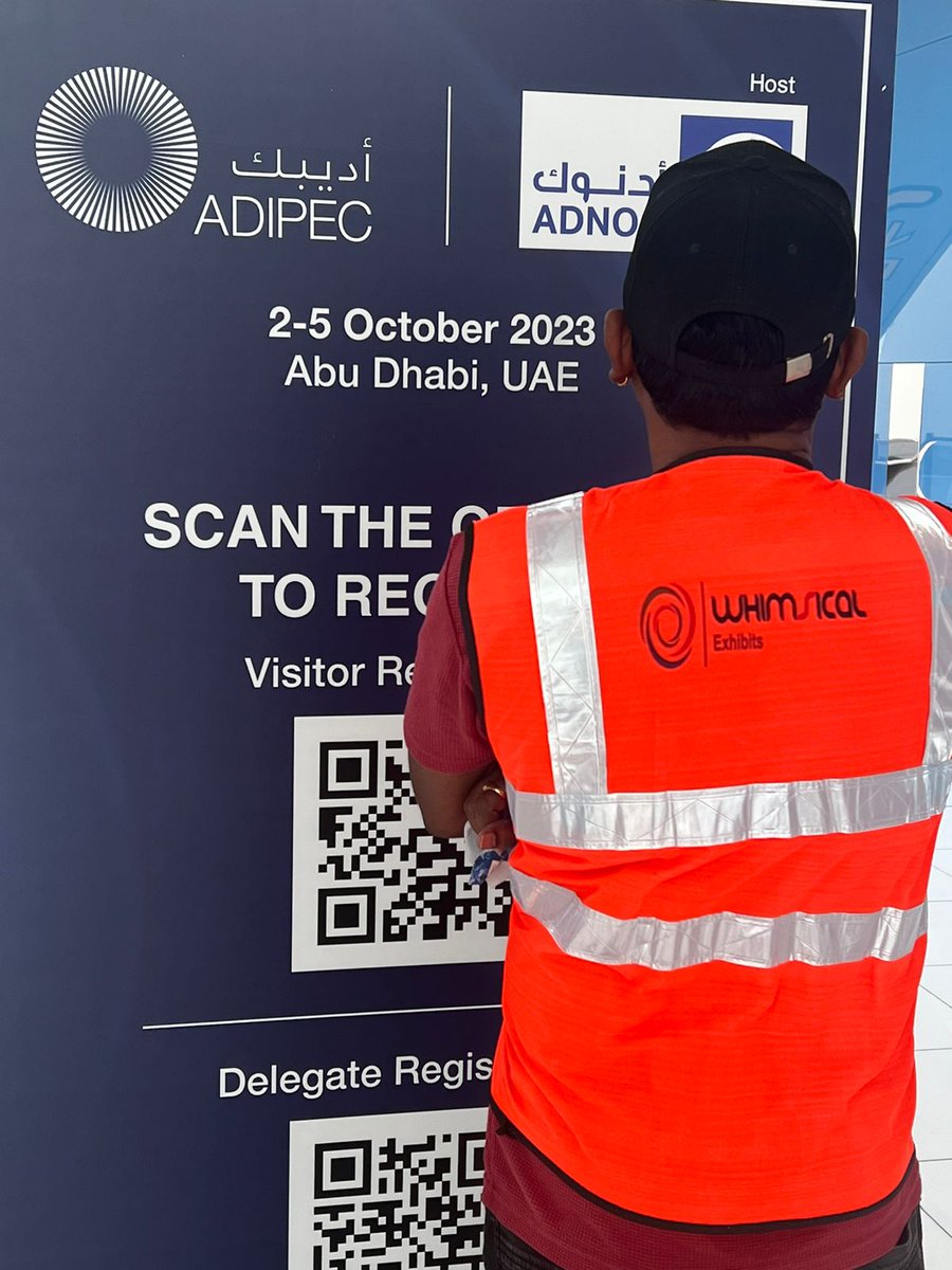 whimsicalexhib's tweet image. Here is a glimpse of our dedicated team currently on-site in Abu Dhabi, putting their best efforts into the show ADIPEC 2023 starting from 02 Oct to 05 Oct 2023.
#exhibitionstandbuilder #standbuilder #standcontractor #boothdesigner  #exhibitionstall #ADIPEC #ADNOC