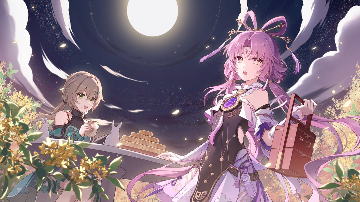 中秋节快乐！
#HonkaiStarRail #崩壊スターレール #崩坏星穹铁道 #符玄 #青雀