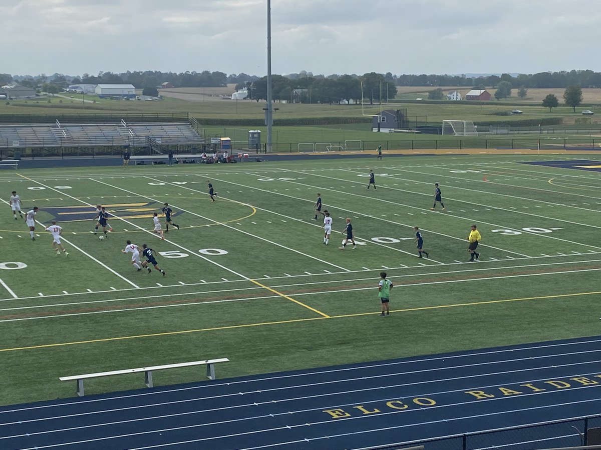 Congratulations to our Middle School soccer team for their win over Lebanon! Our first Raider Rally was a small but mighty crowd (a few members pictured) Can't wait to watch field hockey and cross country events next week! #ELCOexcellence #RaiderRally