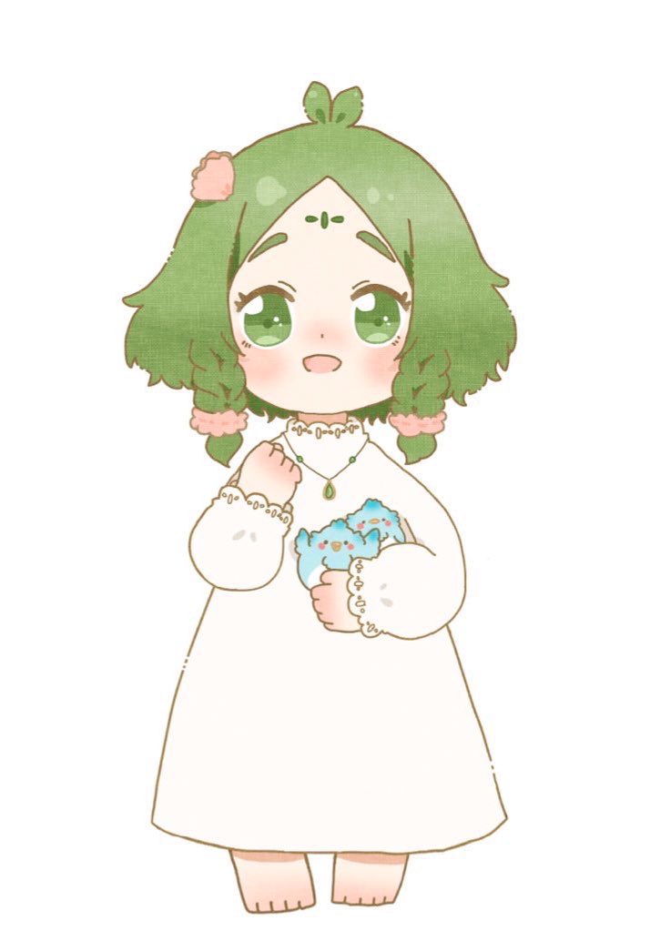 「九月こっちのお絵描きしてないので創作垢で描いてたうちの子載せるミニキャラ 」|みい🕊のイラスト