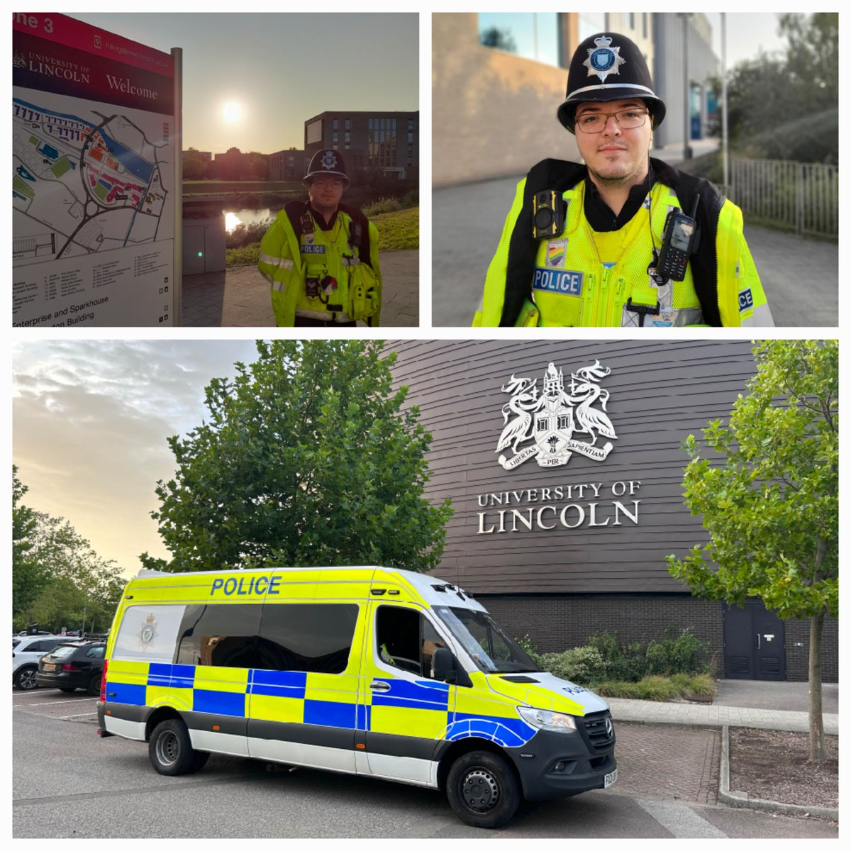 This week, our @LincsPolice @lincsspecials officers have been supporting @unilincoln with Freshers Week patrols and engaging with students. You can find out more information about our work to keep students safe and our advice to new students here: ow.ly/xV6F50PR2El