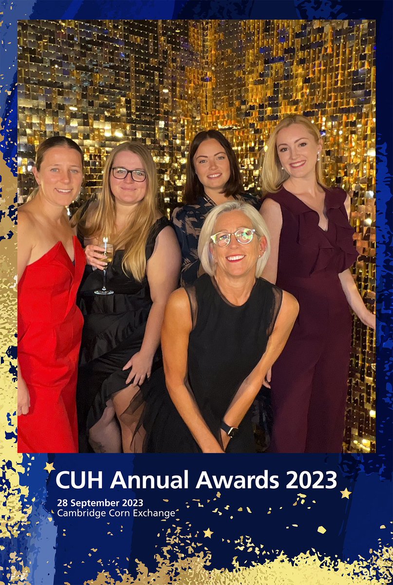 Couldn’t be prouder of my team last night being nominated for the annual #CUHAwards. Great to have so many nominees from women’s health there as well!