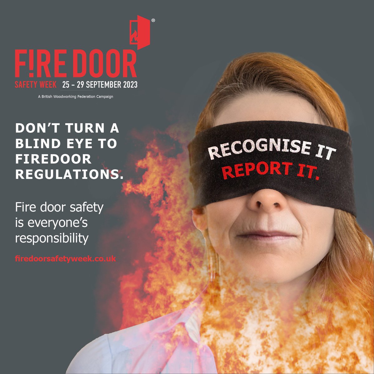 It's the final day of #FDSW23 but that doesn't mean we stop thinking about #firedoor safety. Everyone plays a part in ensuring a fire door performs as it should in the event of a fire - 'Recognise it, Report it' - not just during #FDSW, but every day. tinyurl.com/s7w2279d