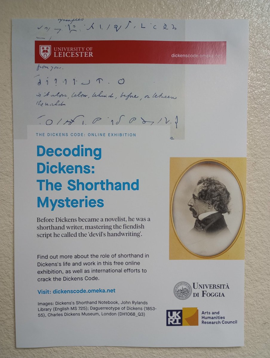CentreVictorian's tweet image. A #DickensCode poster was spotted in the wild! (Attenborough Tower lift - for those in the know) watch this space for more on #DecodingDickens