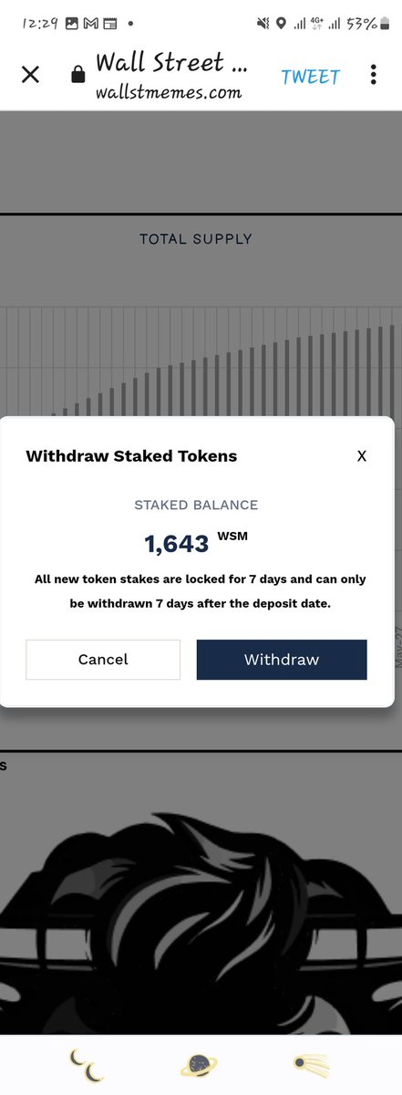 UndercoverPro_1's tweet photo. @wallstmemes How i can Claim my coins ? The 7 days is over @wallstmemes https://t.co/PE8mwPHLIO