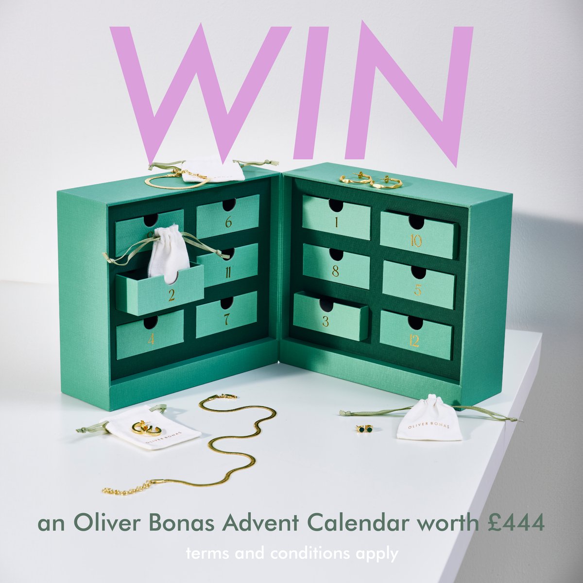 One of our 12 Days of Dazzle advent calendars could be yours. ENTER NOW by clicking the link cur.lt/tzfcspi5v