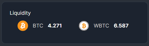SwingbyProtocol's tweet photo. Liquidity on #Skybridge increased again 🥳

Almost 11 #BTC available for you all to start moving from the #Bitcoin chain to #DeFi 💹

Happy swaps 🥂

Link: https://t.co/YJAm7Sgue7

#ETH #Crosschain #Swingby #WBTC #TVL #Web3 #Blockchain https://t.co/TAYBpJd7yn