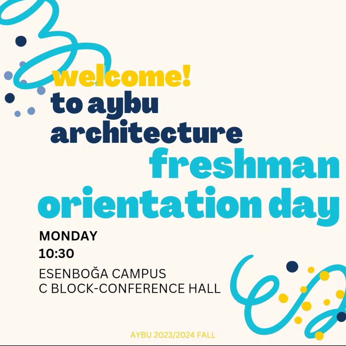 AYBÜ Mimarlık ve Güzel Sanatlar Fakültesi (@aybumgsf) on Twitter photo 