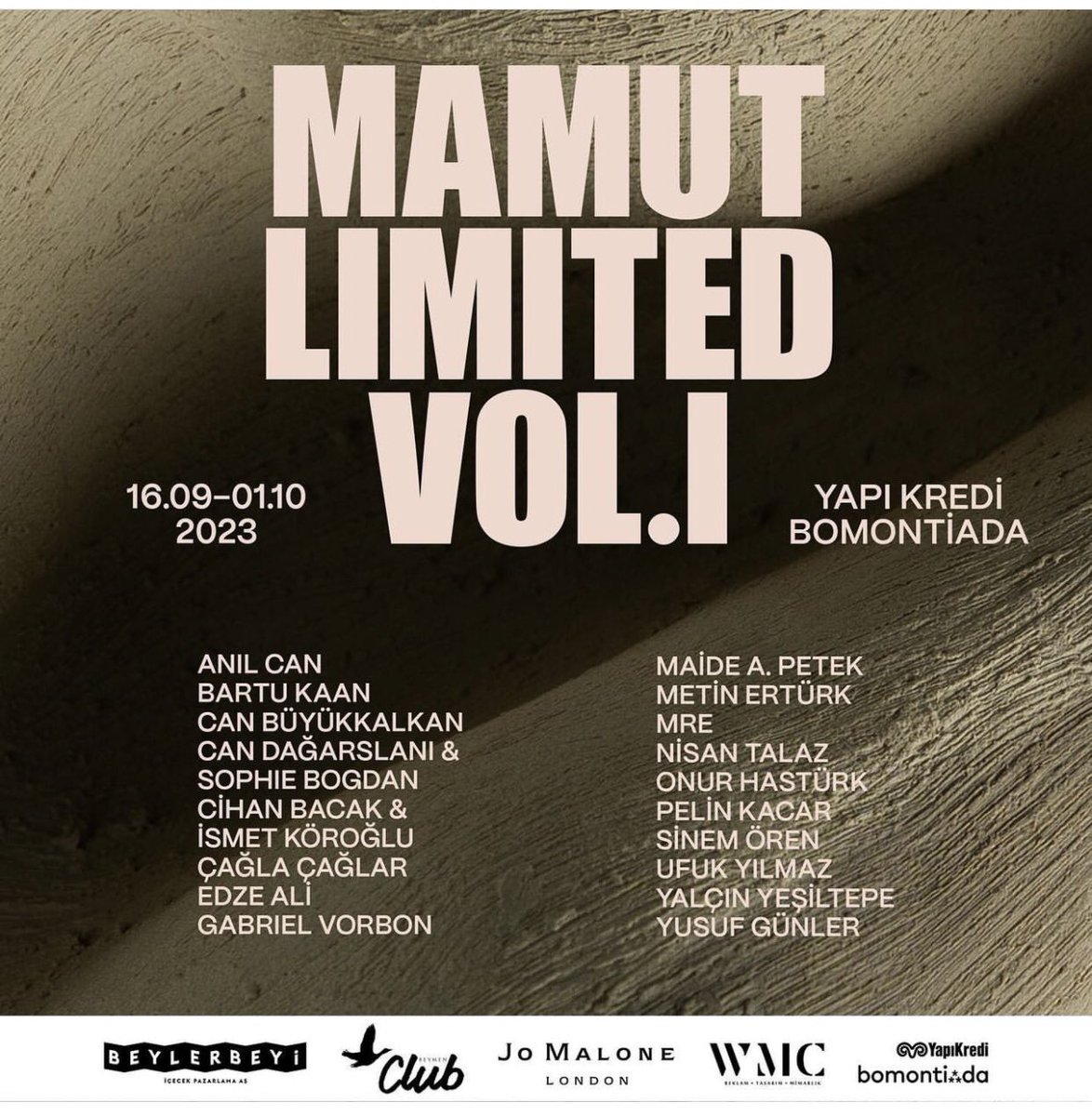 SERGİ | İstanbul, Mamut Limited Vol. 1 Haber ve daha fazlasına bağlantıdan erişebilirsiniz. kontrastdergi.com/sergi-istanbul… #kontrastdergi #kontrastdergisi #afsad #mamutlimitedvol1 #i̇stanbul #sergi #art #artgallery #artist #artoftheday #artofinstagram #new #artisteditions