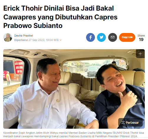 Agungramdan27's tweet photo. Jelas, keduanya akan teruskan program @jokowi. Baik @prabowo dan @erickthohir sama2 hebat !

@violamarcelinaa @aly_benzema @Meyrisaaqila

https://t.co/y6hM7fAgi6 https://t.co/rHwD8CIdSO