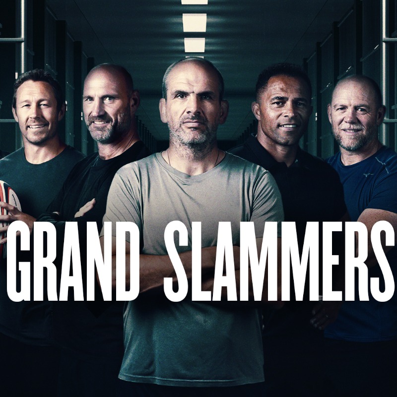 ITVRugby's tweet photo. Have you watched Grand Slammers yet? 

Head to @ITVX now if not ⬇️