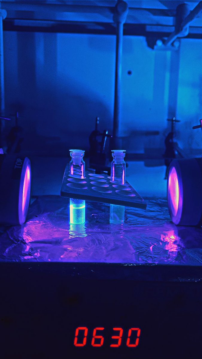 Zorovig's tweet photo. New found love for photochemistry https://t.co/9uBLnpraew