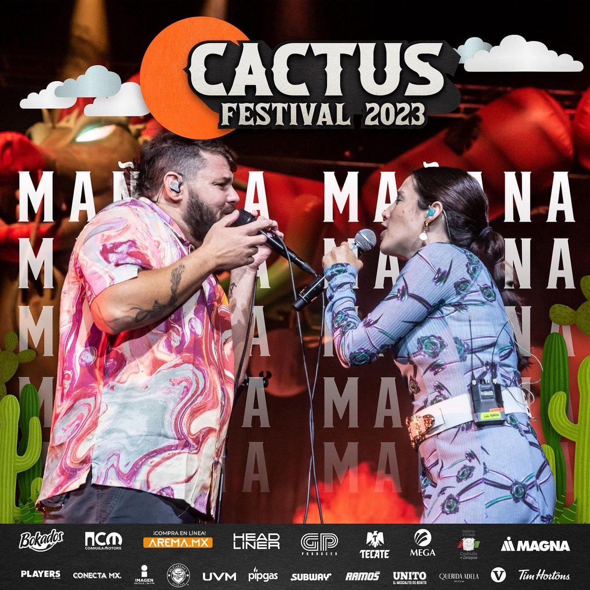 ¡Ya es mañana! 🤘🏻😎 ¿Se nos hará ver este crossover en el #CactusFestival? 👀🔥🌵