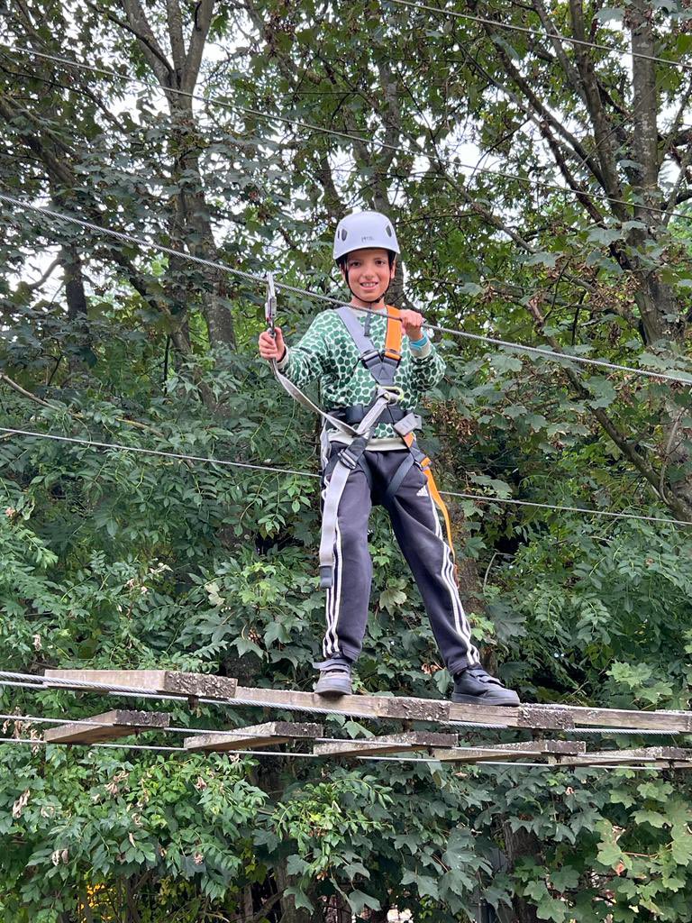 stjohnscen20's tweet image. We’ve had a great time, testing our limits, in the trees on our Year5 residential #ChallengeZone