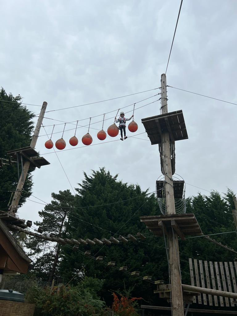 stjohnscen20's tweet image. We’ve had a great time, testing our limits, in the trees on our Year5 residential #ChallengeZone