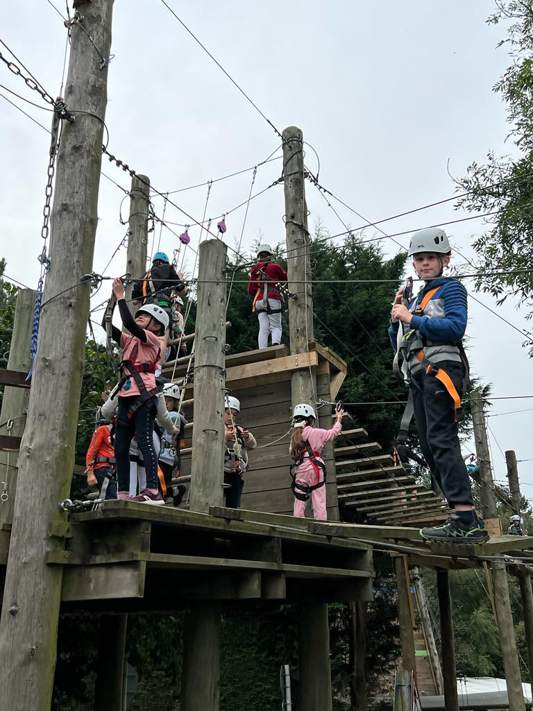 stjohnscen20's tweet image. We’ve had a great time, testing our limits, in the trees on our Year5 residential #ChallengeZone