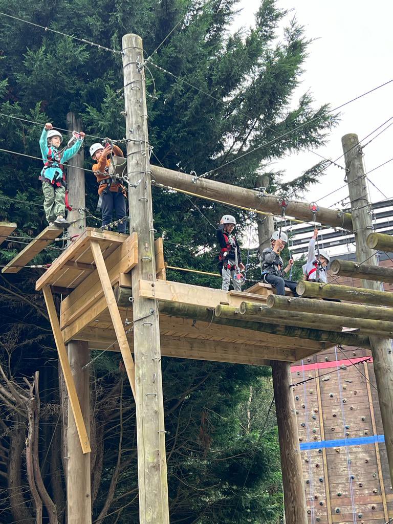 stjohnscen20's tweet image. We’ve had a great time, testing our limits, in the trees on our Year5 residential #ChallengeZone