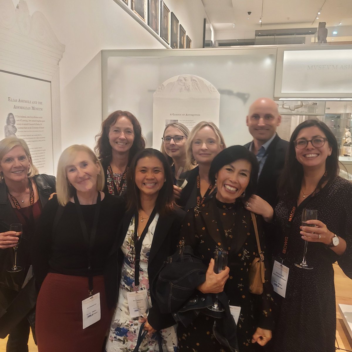 ClarisaSurgeon's tweet photo. AUGIS drinks at the majestic Ashmolean museum! World class UGI nurses, CNS and dieticians that I have had the honour and privilege to work with! @OxfordUpperGI @maynard_nick @mrrichowen @JessBudd2 @LizWardRD #AUGIS2023 https://t.co/RoBT5hw2cD
