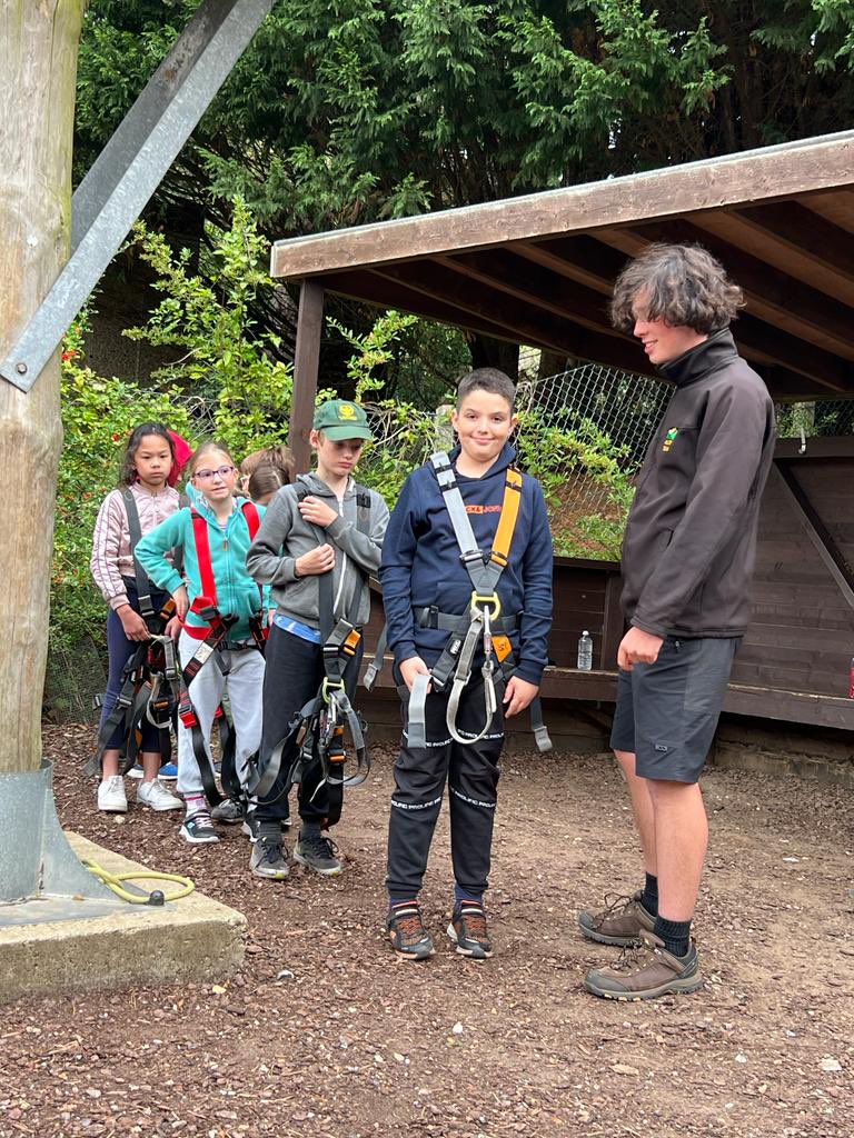 stjohnscen20's tweet image. We’ve had a great time, testing our limits, in the trees on our Year5 residential #ChallengeZone