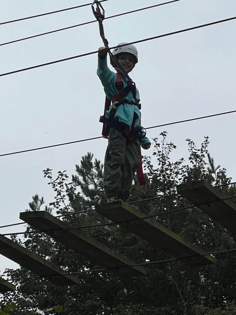 stjohnscen20's tweet image. We’ve had a great time, testing our limits, in the trees on our Year5 residential #ChallengeZone