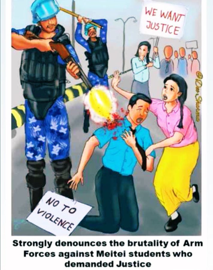 RajkumariR1755's tweet photo. A Collective Nightmare Is Beginning, WAKE UP! They are the future. Their Voice Matters🗣️ #StudentRights #SaveRightToProtest #IndiaHorrorMuder #ManipurFightsBack
#KukiWarCrime 
#Justice4LinthoiAndHemanjit 
#Justice4ManipurStudents #ZRAXposed #IndiaDemandsJustice #KukiHorrorMuder https://t.co/jISMxCqrnb