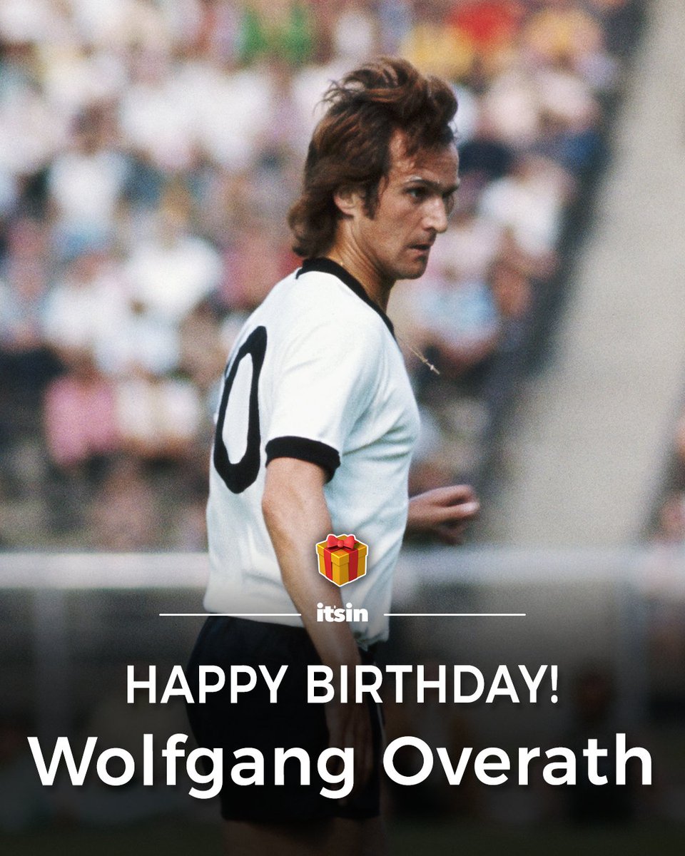 ItsinTV's tweet photo. 🎉 Herzlichen Glückwunsch! 🎂🥳

⚽ Wolfgang Overath: Die Fußballlegende, möge er uns auch in Zukunft mit seiner Leidenschaft für den Sport inspirieren. ⚽🌟

#Geburtstag #HerzlichenGlückwunsch #wolfgangoverath #29September 🎈🎁🎂
#itsinbirthday #itsin #itsintv
📸 getty https://t.co/t18XjzqAWb