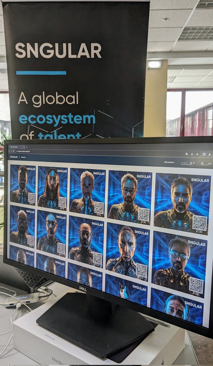 martinrayo's tweet photo. Quieres tu avatar creado con #IA? Mañana estaremos en el stand de @sngular en #EDD23. Pásate y aprovechamos para conocernos y charlar. https://t.co/ox69r5CNam