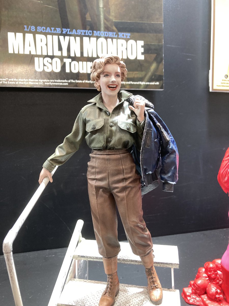 全日本模型ホビーショー 展示品紹介】 1/8スケール マリリン・モンロー
