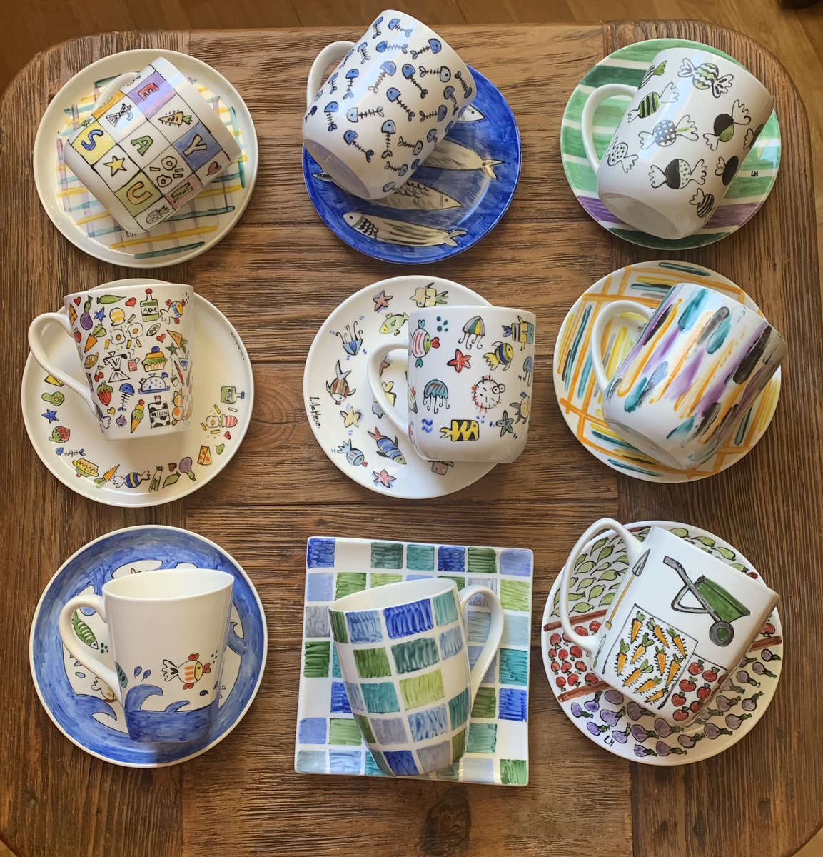 Venga, que pongo cafés…. pintandoplatos.lilahexe.es/2018/05/conjun…