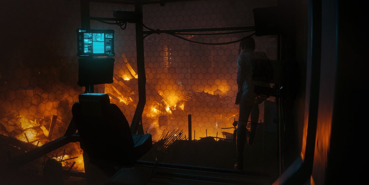 EmeraldEnvoy's tweet photo. State of Emergency | #PhantomLiberty 
#Cyberpunk2077 https://t.co/T371f0FIZb