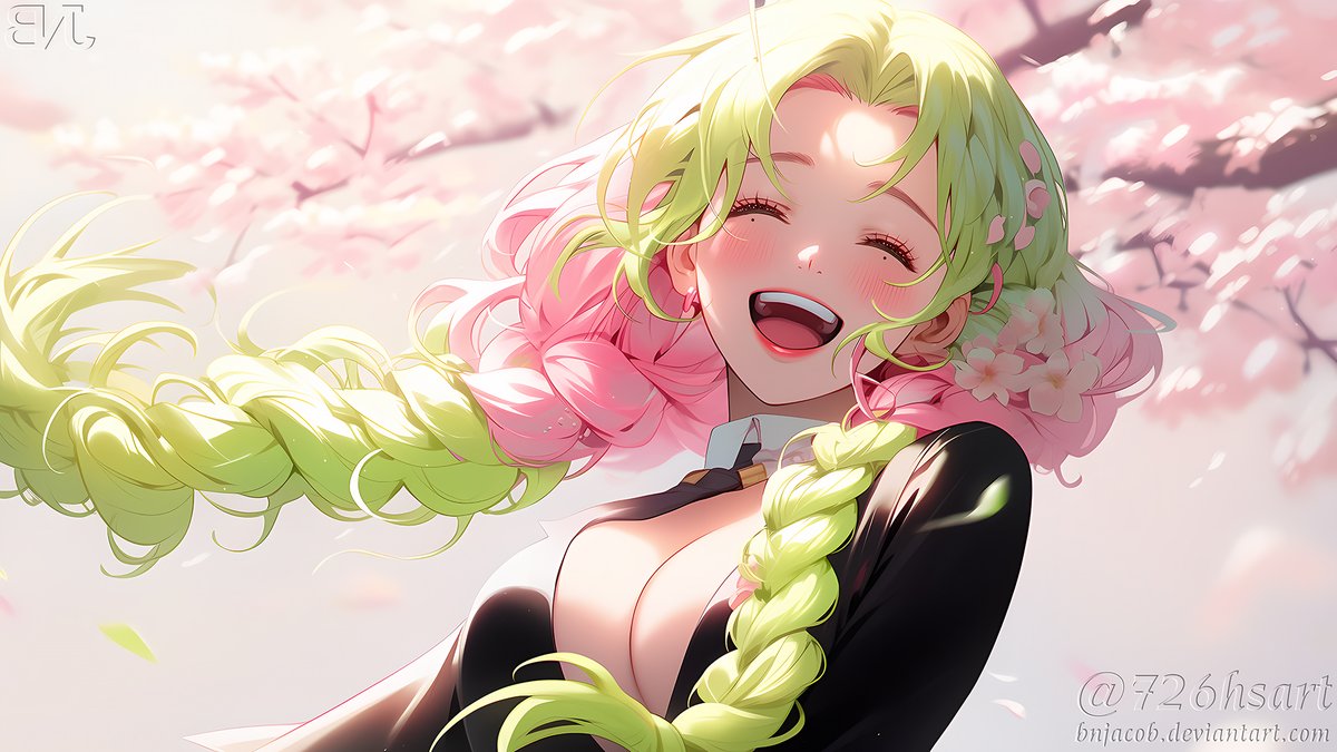 BNJacob_night's tweet photo. (Fan art) Kimetsu no Yaiba - Kanroji Mitsuri 2
https://t.co/2tvKJcs627
#digitalartwork #artworks #AIart #AIartworks #portrait #art #fanart #anime #portrait #painting #KimetsunoYaiba #DemonSlayer #KanrojiMitsuri #fanart #726sHSArt #BNJacob https://t.co/tZUwzp1VZi